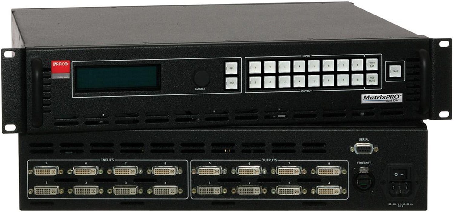 Barco MatrixPRO 8X8 DVI Router Matrix Switcher