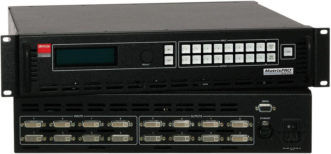 Barco MatrixPRO 8X8 DVI Router Matrix Switcher – Solotech