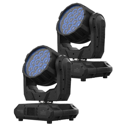 Chauvet Maverick Storm 1 Wash RGBW IP65-Rated Moving Head Light 2-Pack with Road Case - PSSL ProSound and Stage Lighting