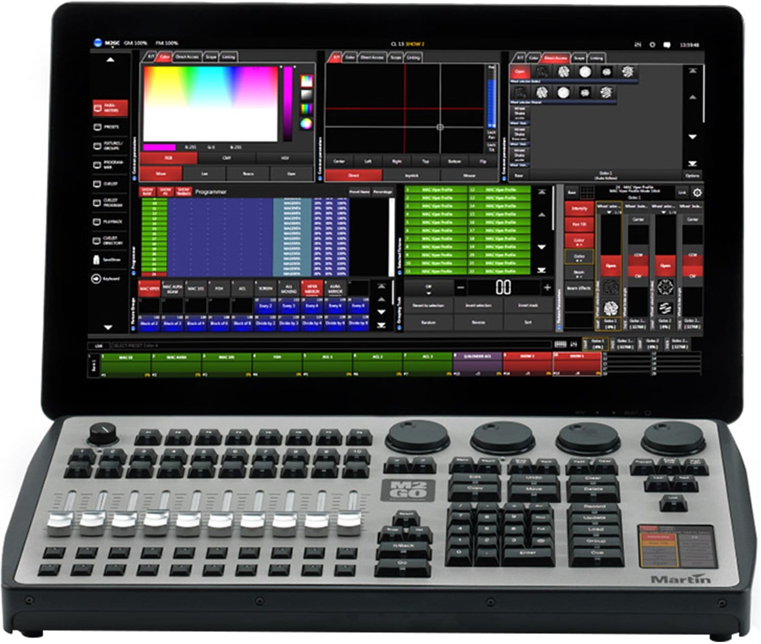 Martin M2GO Lighting Mixing Console 4 DMX Outputs – Solotech