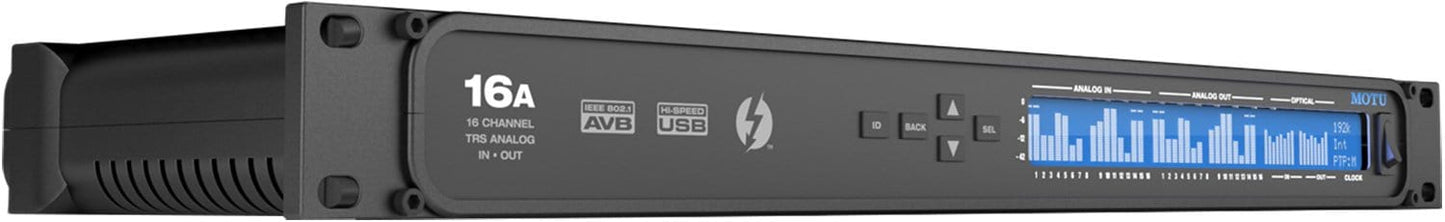 MOTU 16A 16-Channel Interface USB/Ethernet/Thunderbolt - PSSL ProSound and Stage Lighting