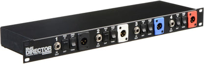 Whirlwind MultiDirector 4-Channel Passive Direct Box - PSSL ProSound and Stage Lighting