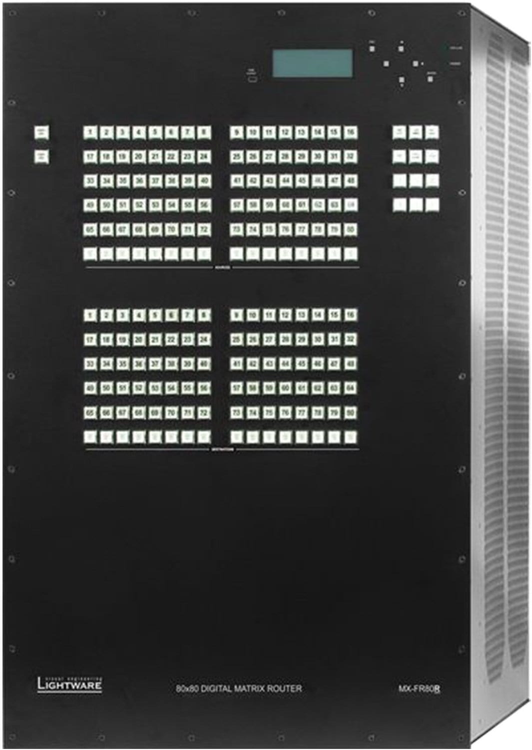 80x80 Matrix Router Lightware MXFR80R 80x80 MX Modular Interface Frame – Solotech