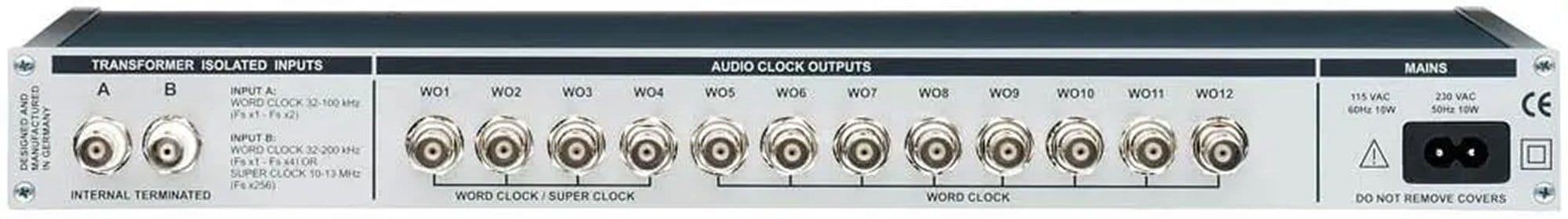 Rosendahl Nanoclocks Rack Audio Word Clock Server