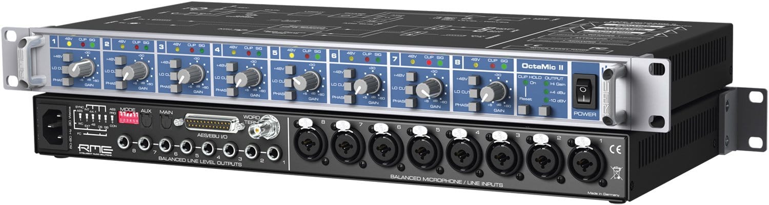 RME OCTAMIC II 8-Channel Microphone Preamplifier – Solotech
