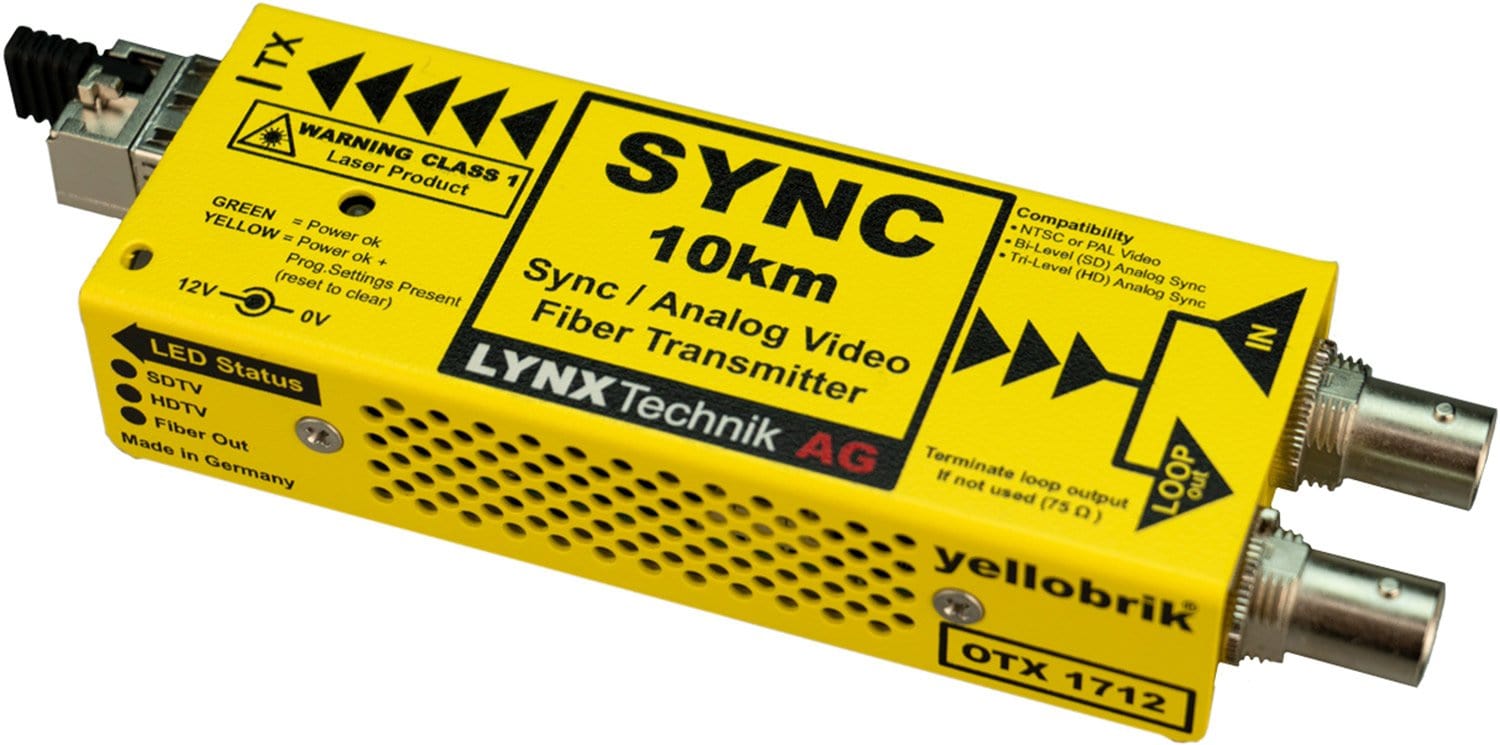 Lynx Technik AG OTX1712 Sync/Analog Video Transmit - PSSL ProSound and Stage Lighting