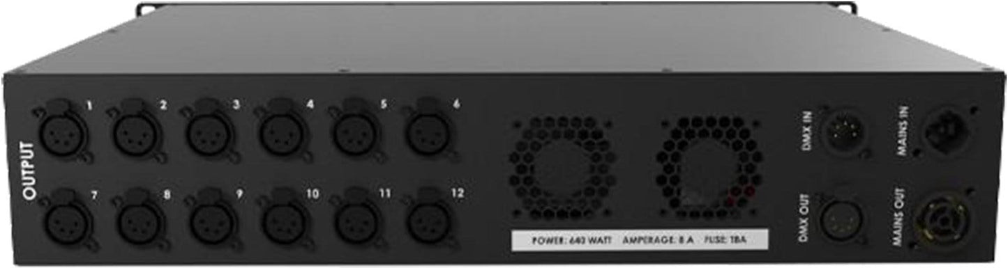 GLP Rackmount PSU for GLP X4 Atom 12-Output - PSSL ProSound and Stage Lighting