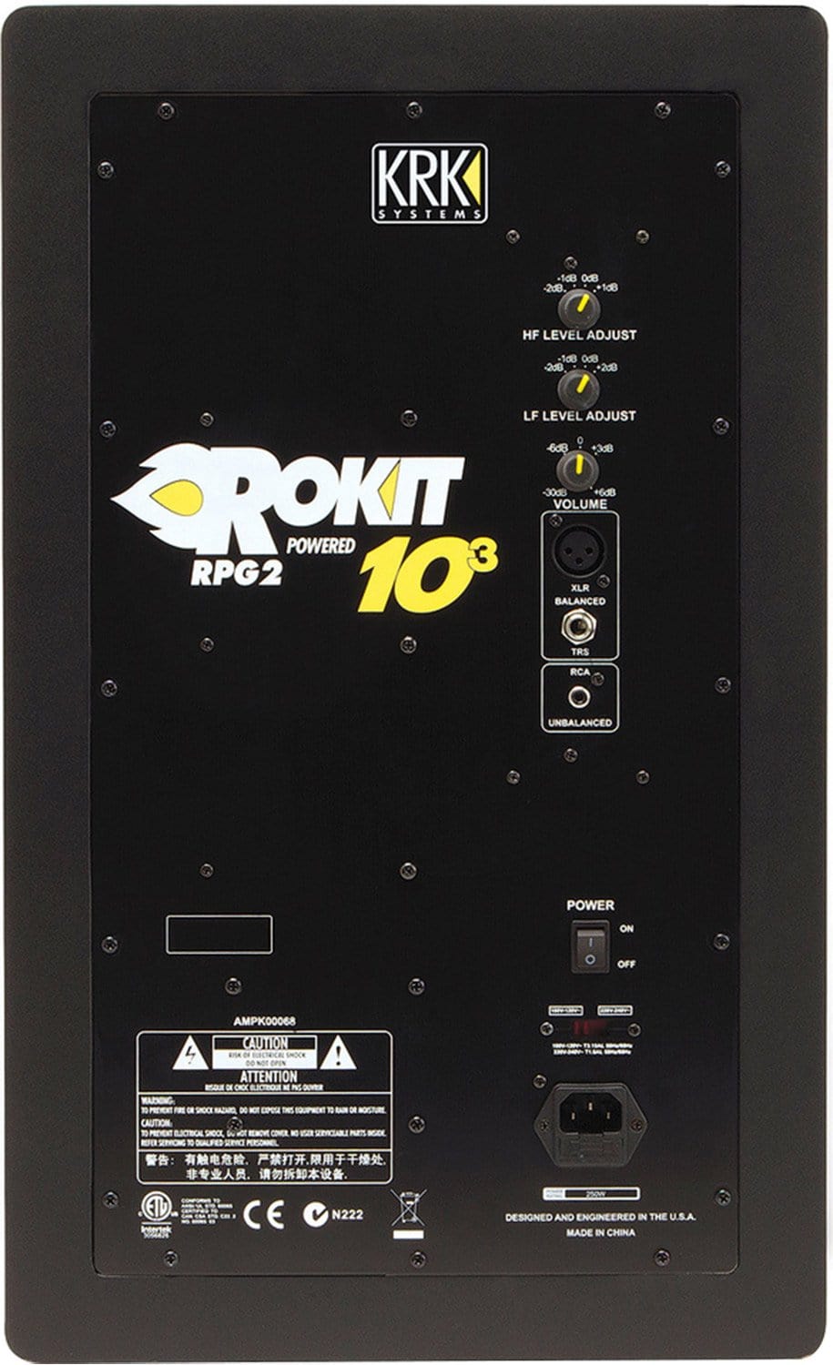 KRK RP103 10-Inch 3-Way Active Studio Monitor – Solotech