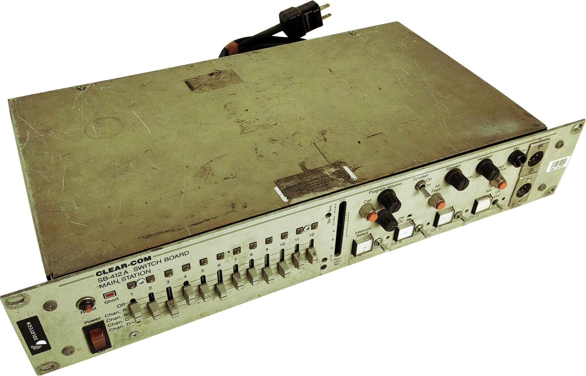 Clear-Com SB-412A 4-Channel Switchboard Intercom Main Station
