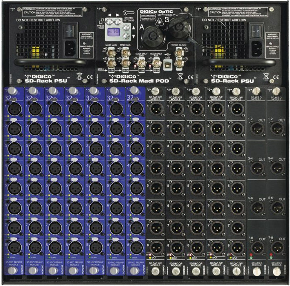 DiGiCo SDRACKHMA Interface Rack for SD Console – Solotech