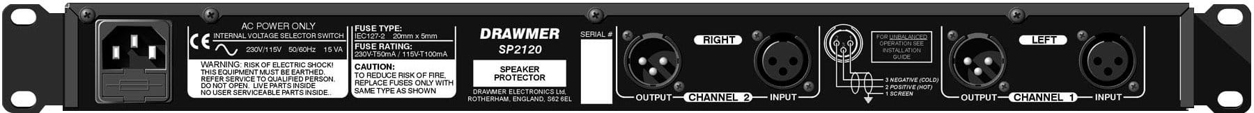 Drawmer SP2120 Speaker Protector Limiter - PSSL ProSound and Stage Lighting