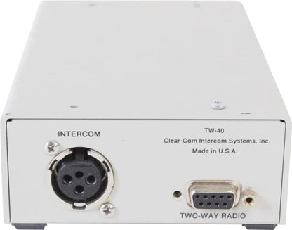 Clearcomm 2wire Clear-Com TW40 Intercom to Walkie Talkie 2-Way Radio Interface – Solotech