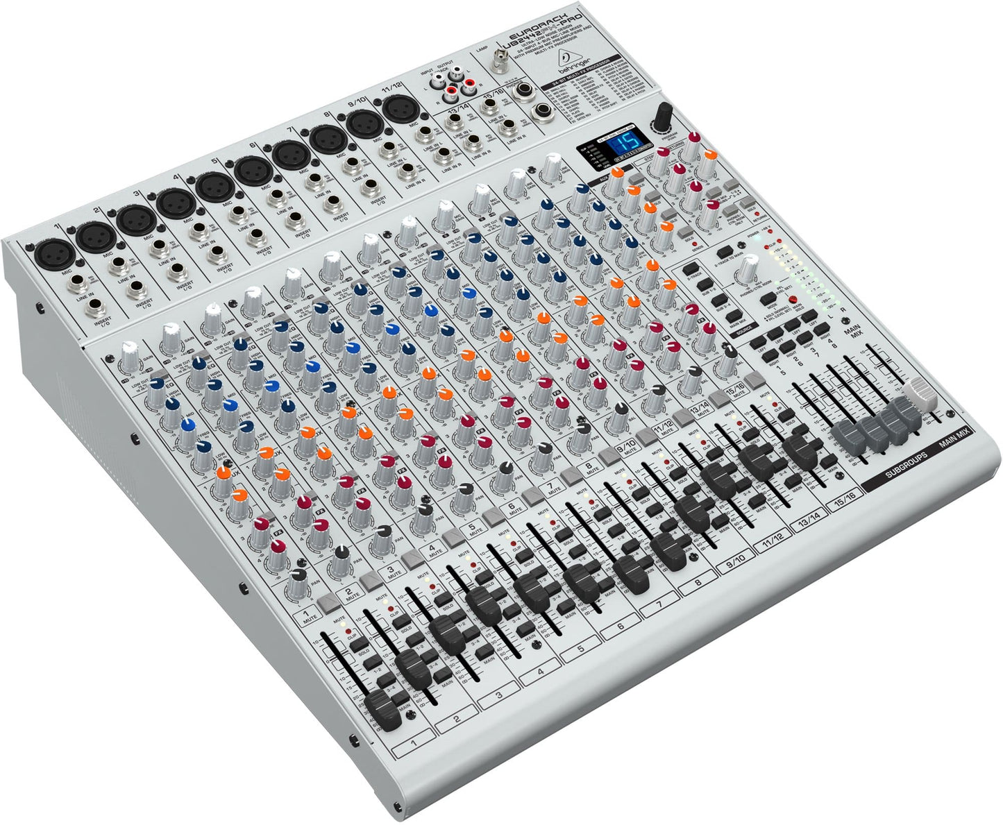 Behringer 24 Channel Mixer With FX Processor - Solotech