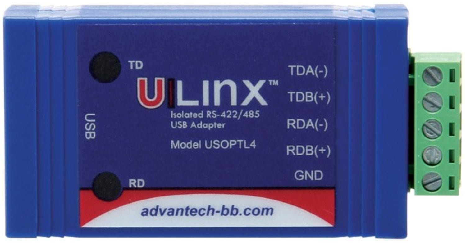 B&B Ulinx USOPTL4 USB to RS-485 Interface - PSSL ProSound and Stage Lighting