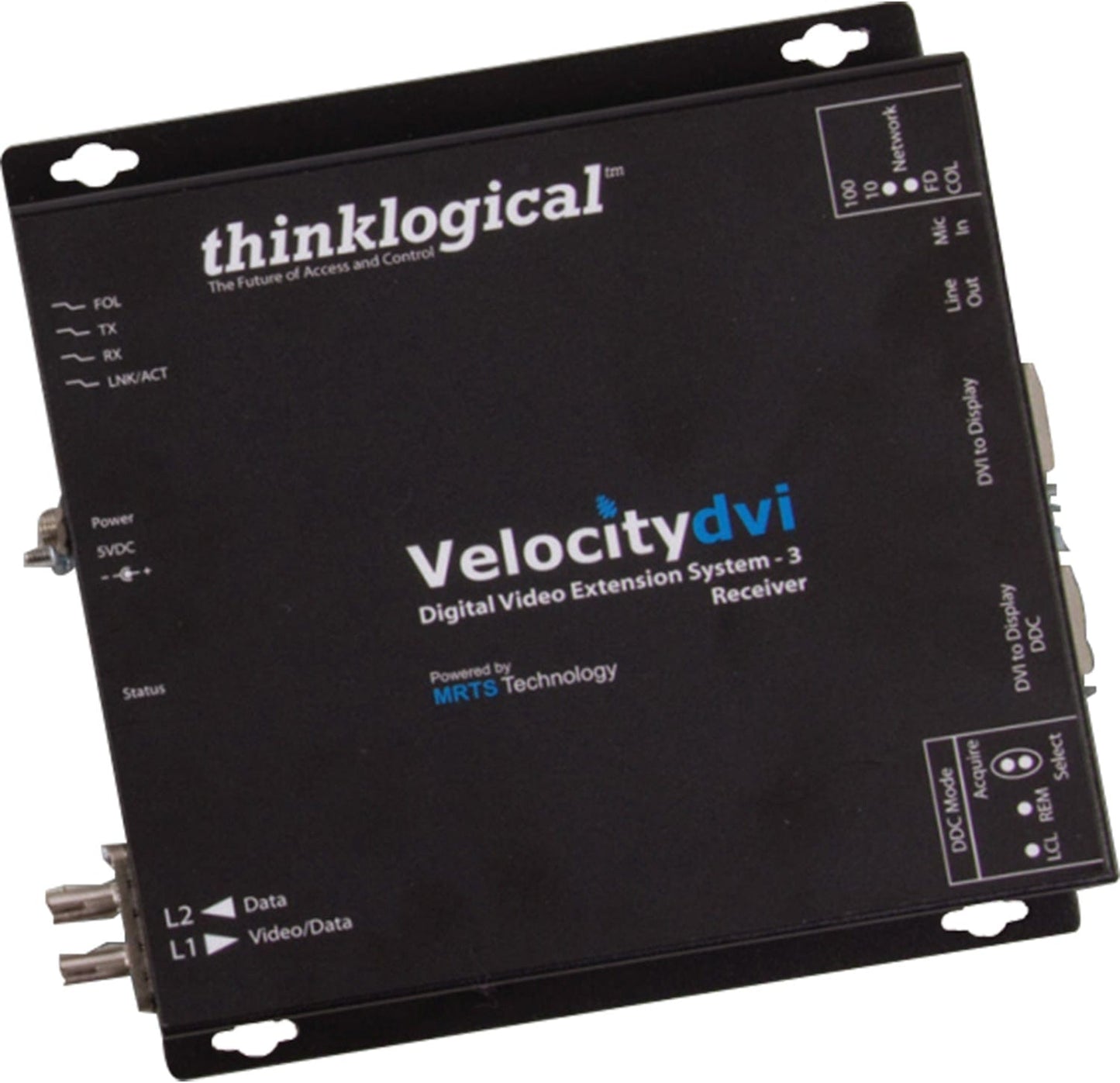 Think Logical VELOCITYAN3RX Fiber Neutrik Rec DVI - PSSL ProSound and Stage Lighting