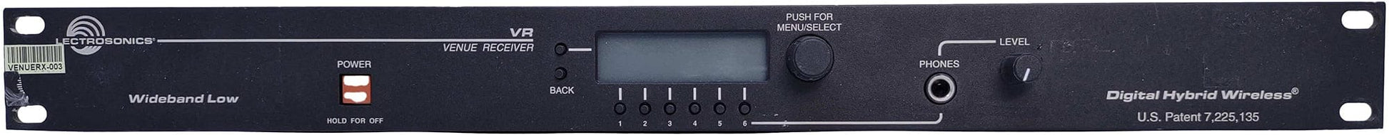 Lectrosonics Venue RX 6-Channel Wideband Main Frame Receiver - PSSL ProSound and Stage Lighting