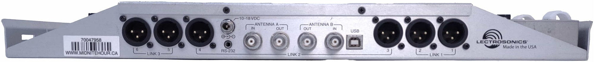 Lectrosonics Venue RX 6-Channel Wideband Main Frame Receiver - PSSL ProSound and Stage Lighting