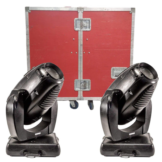 Vari-Lite VL3000 Wash Moving Head 2-Pack w/ Road Case - Solotech