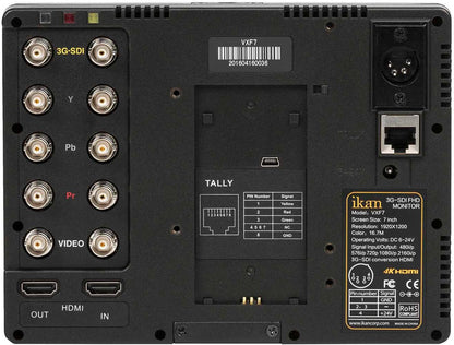 Ikan VXF7 7-Inch Camera Monitor 4K HDMI/SDI - PSSL ProSound and Stage Lighting