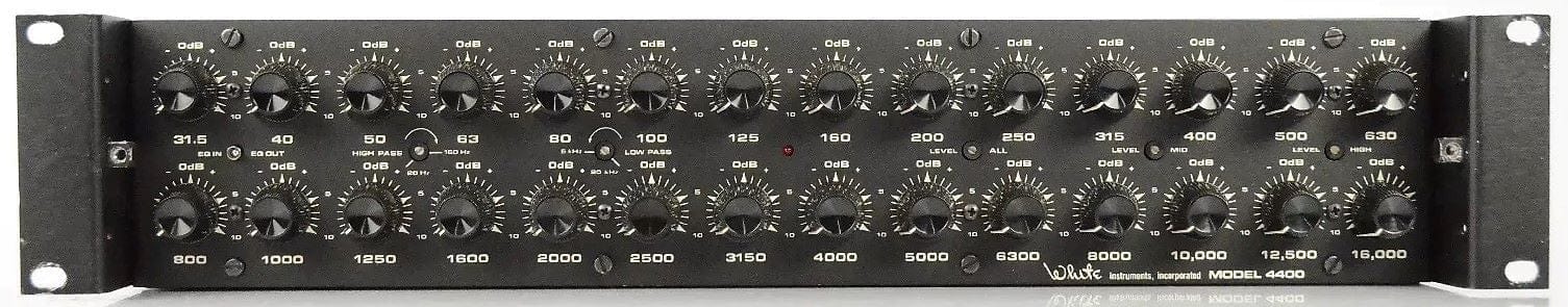 White Instruments Model 4400 28 Band Vintage Equalizer - PSSL ProSound and Stage Lighting