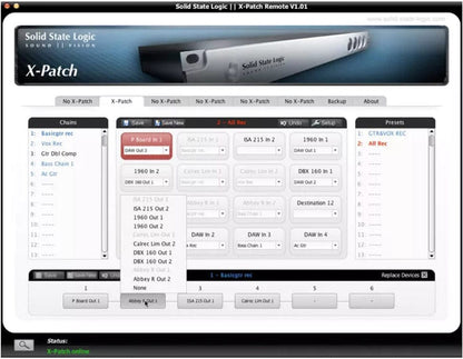 Solid State Logic X-Patch 16-In and 16-Out Digital Patch Bay - PSSL ProSound and Stage Lighting