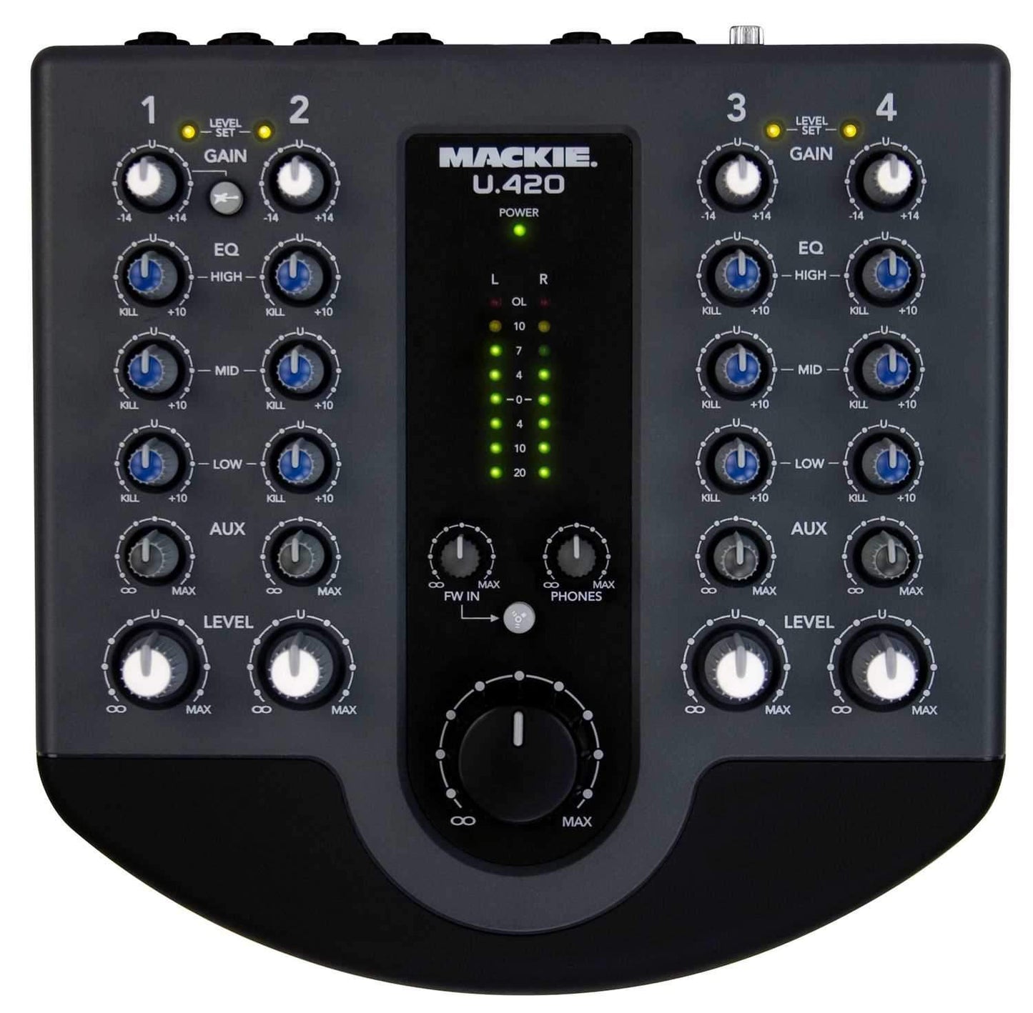 Mackie U-420 4ch Production Mixer with Firewire - PSSL ProSound and Stage Lighting