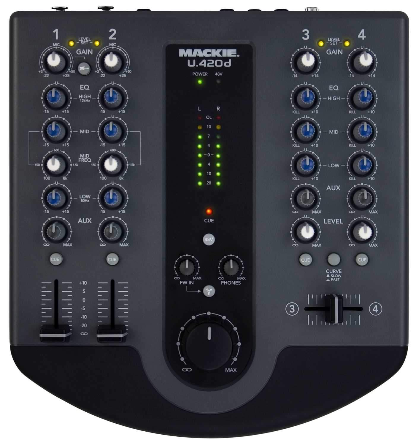 Mackie U-420D Premium Production Mixer with Firewire - PSSL ProSound and Stage Lighting