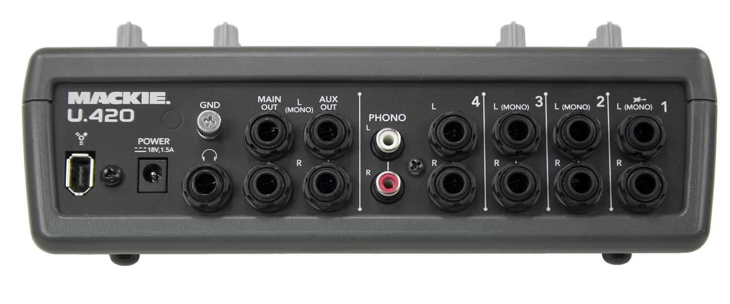 Mackie U-420 4ch Production Mixer with Firewire - PSSL ProSound and Stage Lighting