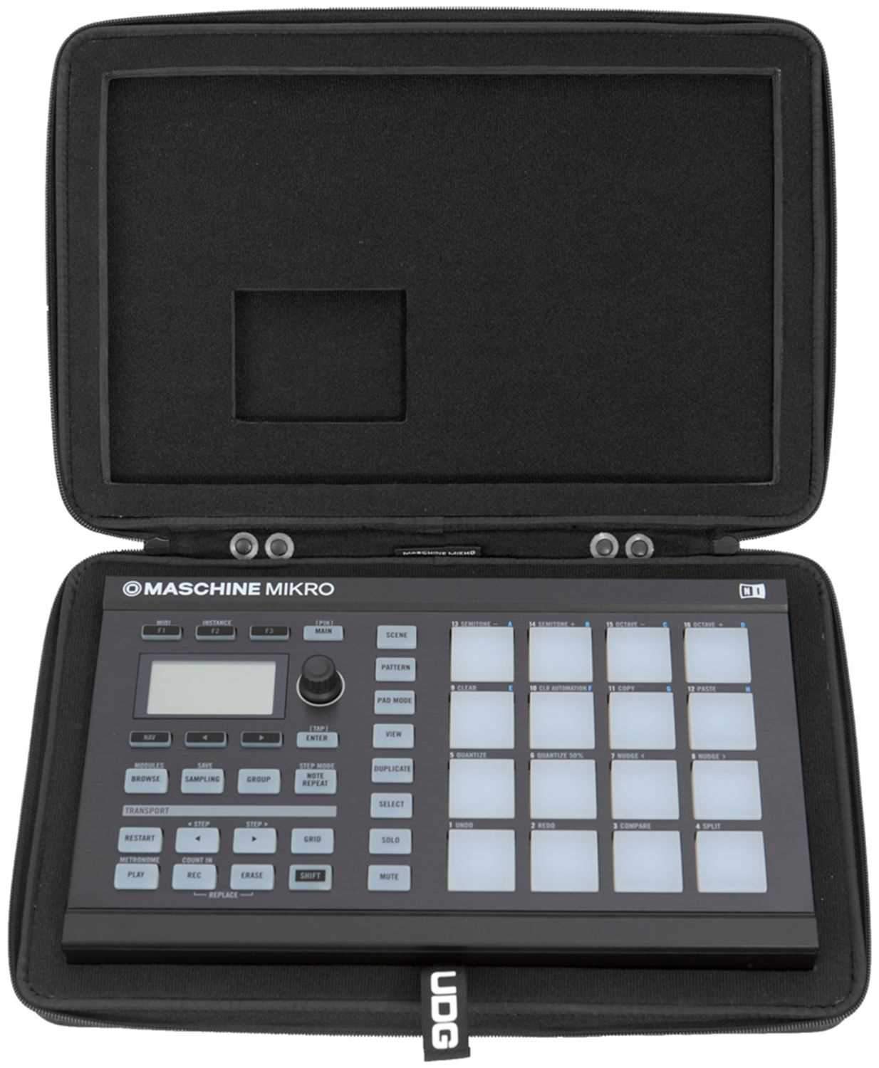 UDG U8417BL NI Maschine Mikro Hardcase - Black - PSSL ProSound and Stage Lighting