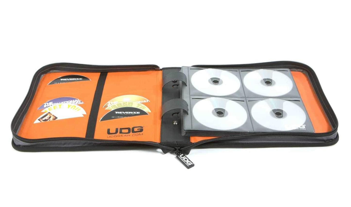 UDG U9979SGOR Pro Dj Cd/Dvd Wallet (128Cd)Gry-Org - PSSL ProSound and Stage Lighting