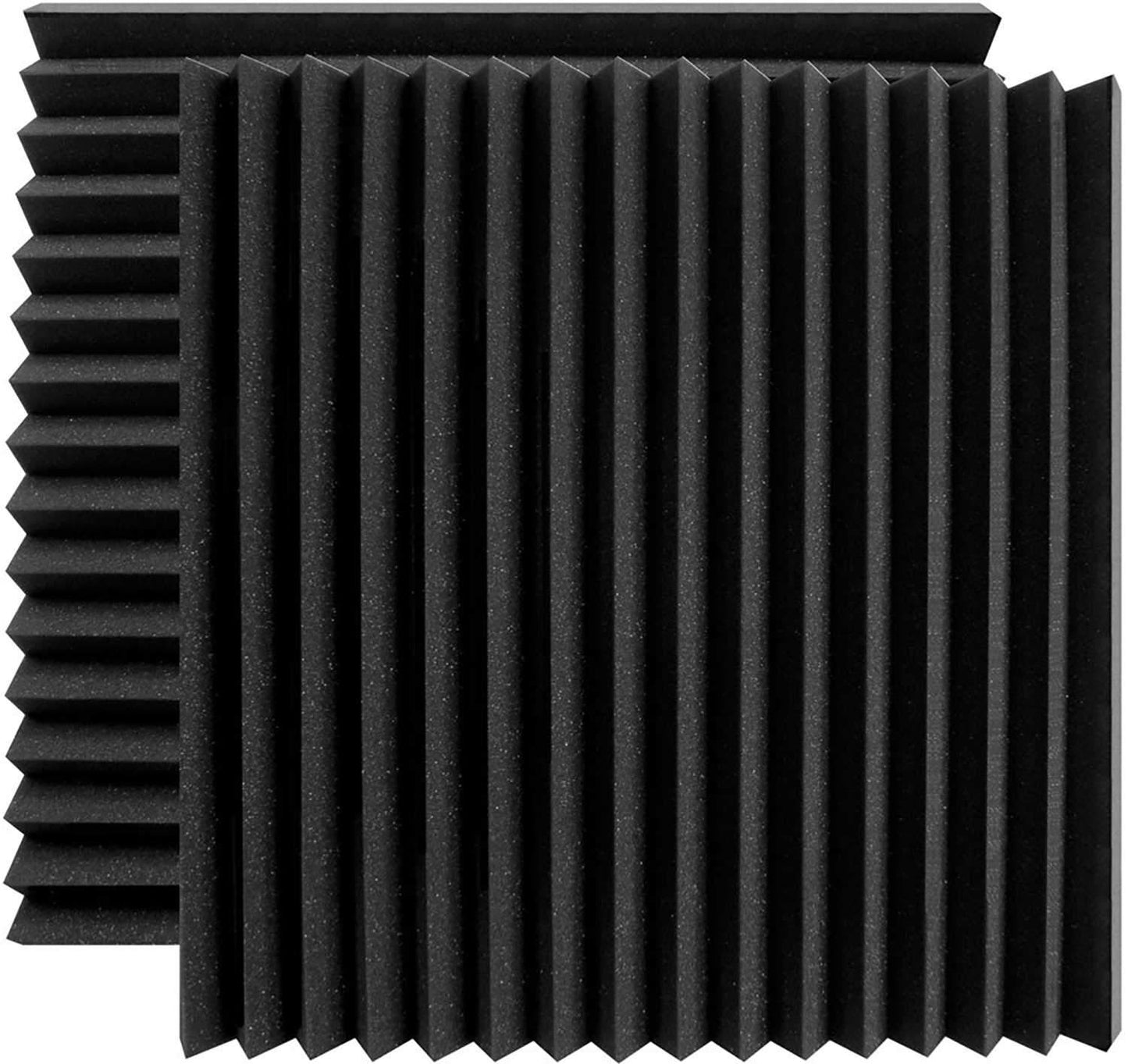 Ultimate Acoustics 24x24 Charcoal Wedge Panel 12-Pack - PSSL ProSound and Stage Lighting