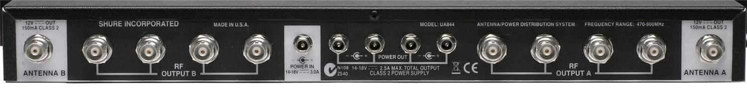 Shure UA844SWB UHF Active Antenna Splitter - PSSL ProSound and Stage Lighting