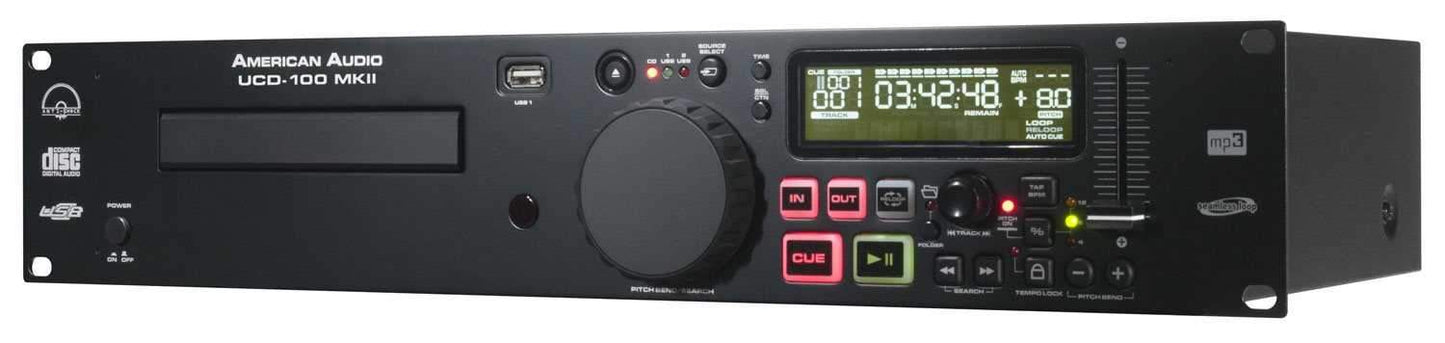 American Audio UCD-100 MK2 Single DJ CD MP3 Player - PSSL ProSound and Stage Lighting