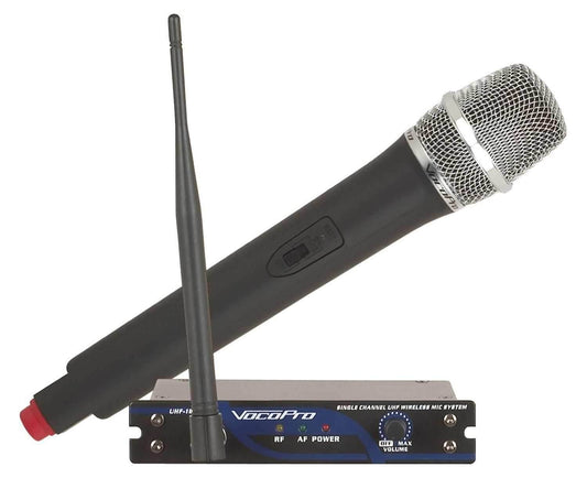 VocoPro UHF-18 Single Channel Wireless Mic System - PSSL ProSound and Stage Lighting