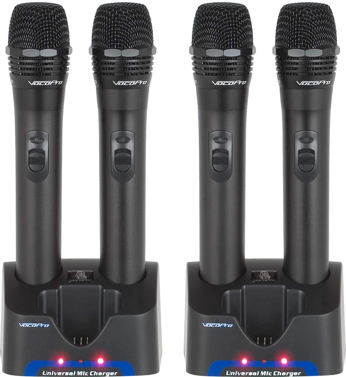 VocoPro UHF-5805-9 4 Channel UHF Wireless Mic System Set 9 - PSSL ProSound and Stage Lighting