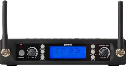 Gemini UHF-6200HL Dual Lav & Headset Wireless Mic - PSSL ProSound and Stage Lighting