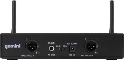 Gemini UHF-6200HL Dual Lav & Headset Wireless Mic - PSSL ProSound and Stage Lighting