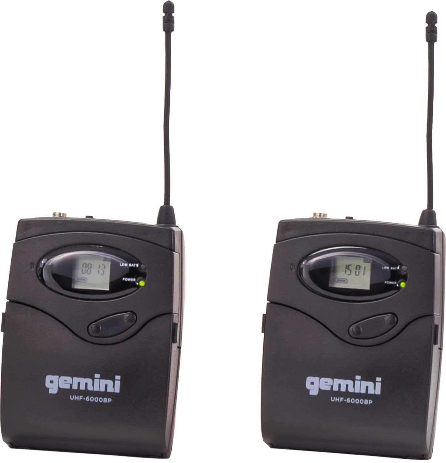 Gemini UHF-6200HL Dual Lav & Headset Wireless Mic - PSSL ProSound and Stage Lighting