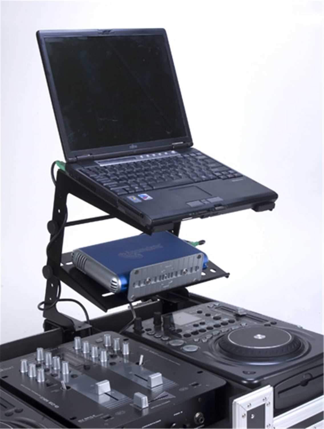 ADJ American DJ UNI LTS DJ Laptop Stand with Gear Tray - PSSL ProSound and Stage Lighting