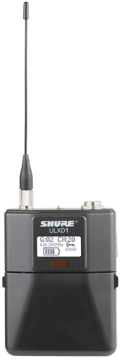 Shure ULXD1 Digital Wireless Bodypack Transmitter - PSSL ProSound and Stage Lighting