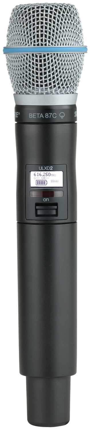 Shure ULXD2B87C Handheld Transmitter with Beta 87C - PSSL ProSound and Stage Lighting