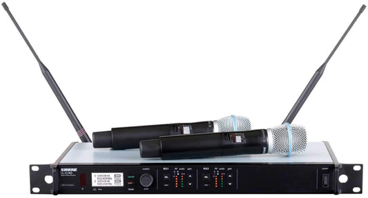 Shure ULXD24DB87C Dual Digital Handheld Wireless Mic with Beta87C - PSSL ProSound and Stage Lighting