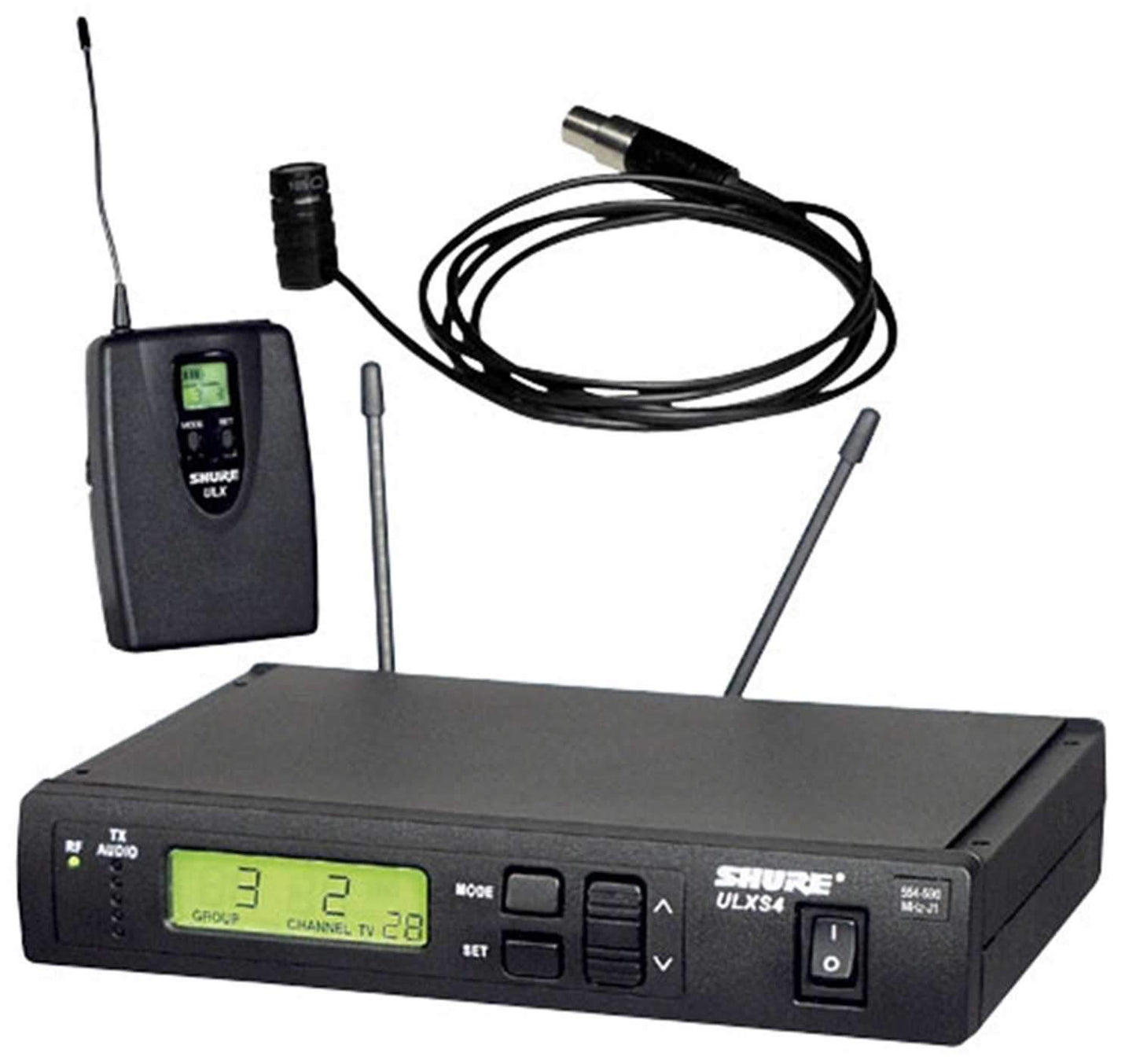 Shure ULXS1485 UHF Lavalier Wireless Mic Wl185 G3 - PSSL ProSound and Stage Lighting