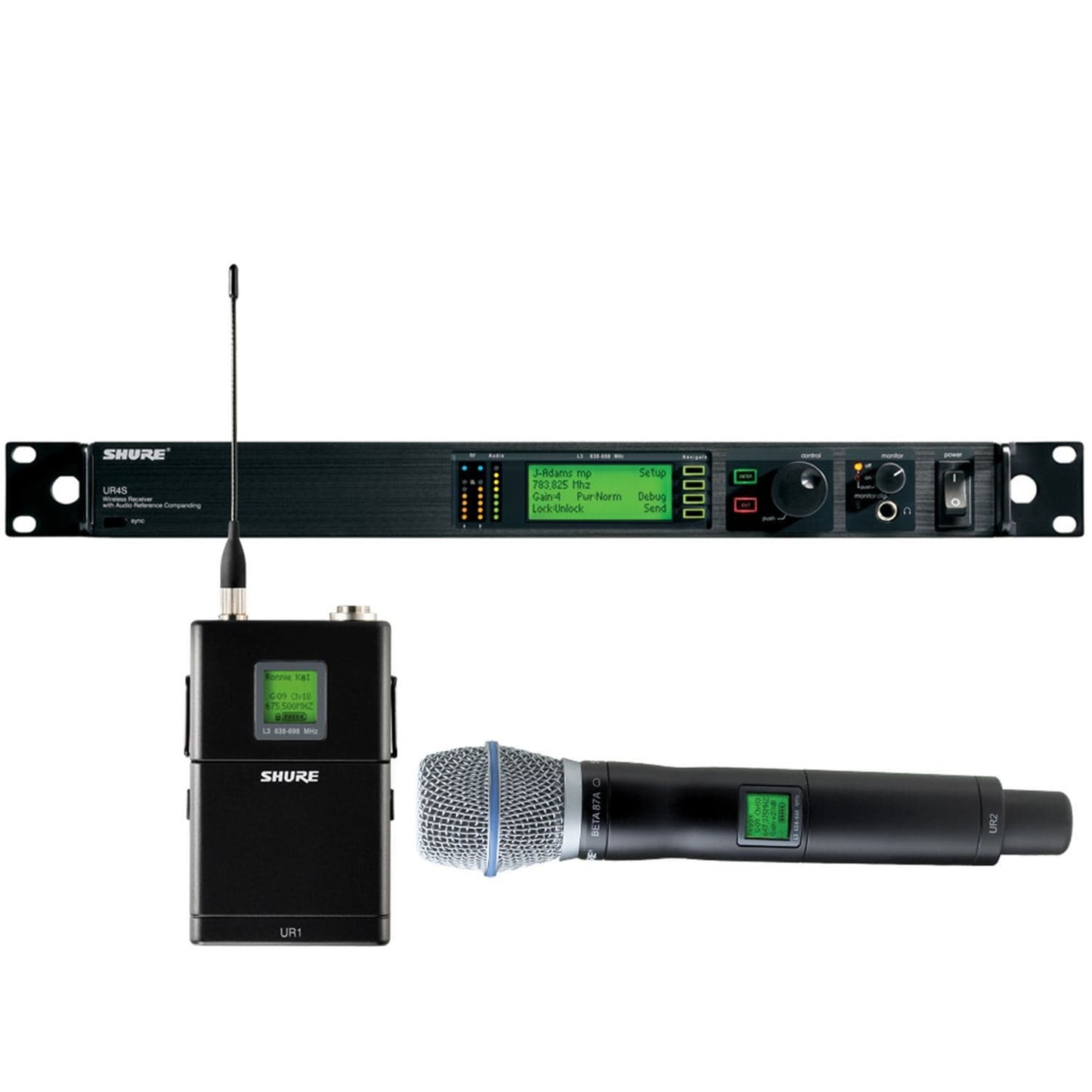 Shure UR124SPLUSBETA87A Bodypack Trans - Beta87A - PSSL ProSound and Stage Lighting