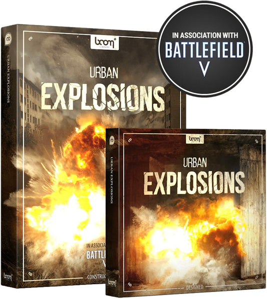 BOOM Urban Explosions Bundle Sound FX - PSSL ProSound and Stage Lighting