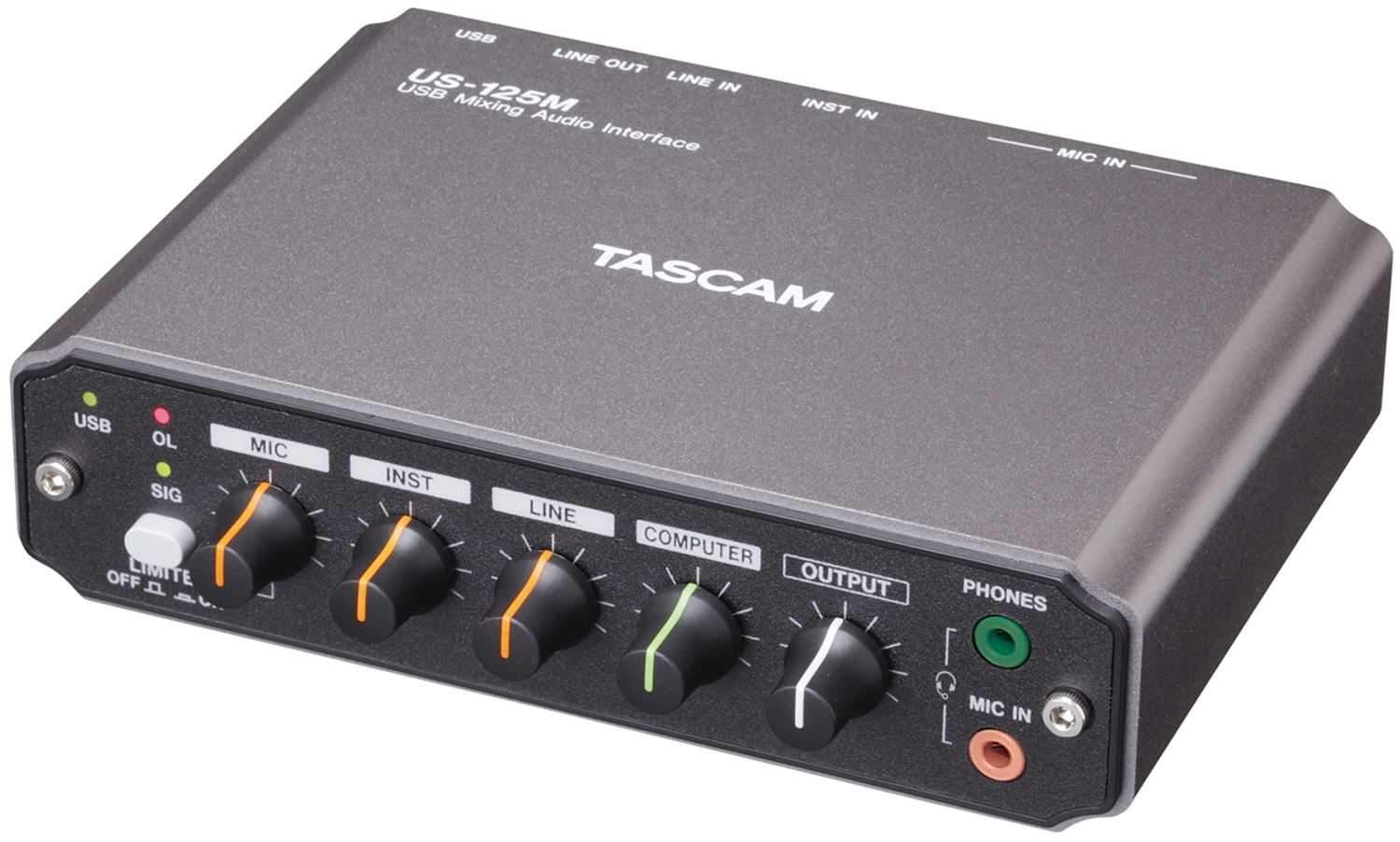 Tascam US-125M USB Audio Interface/Mixer - PSSL ProSound and Stage Lighting