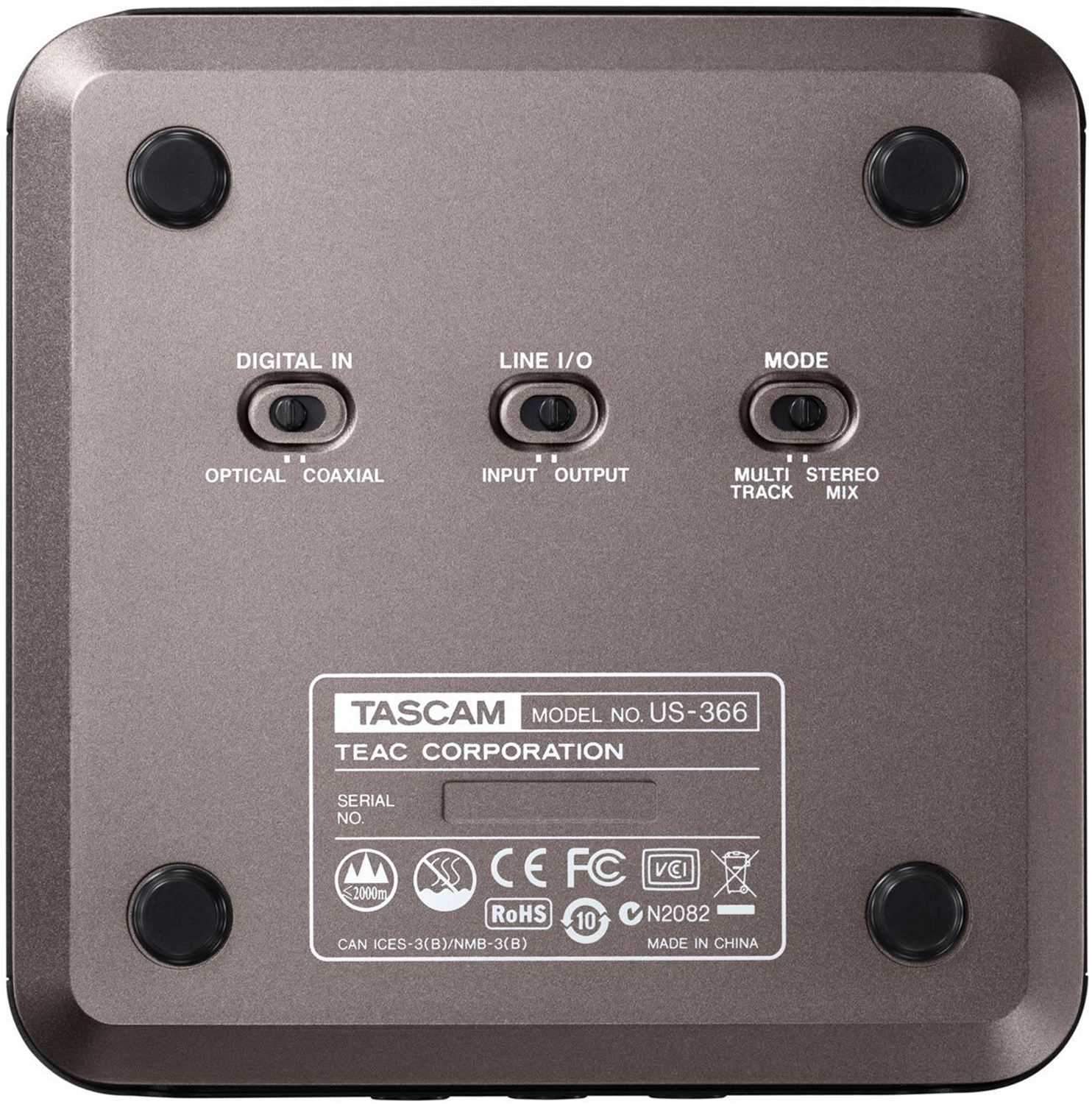 Tascam US366 USB Audio/MIDI Interface - PSSL ProSound and Stage Lighting