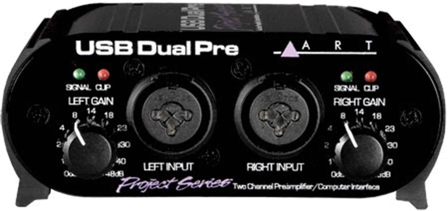 ART USBDualPrePS 2-Channel Preamp with USB - PSSL ProSound and Stage Lighting