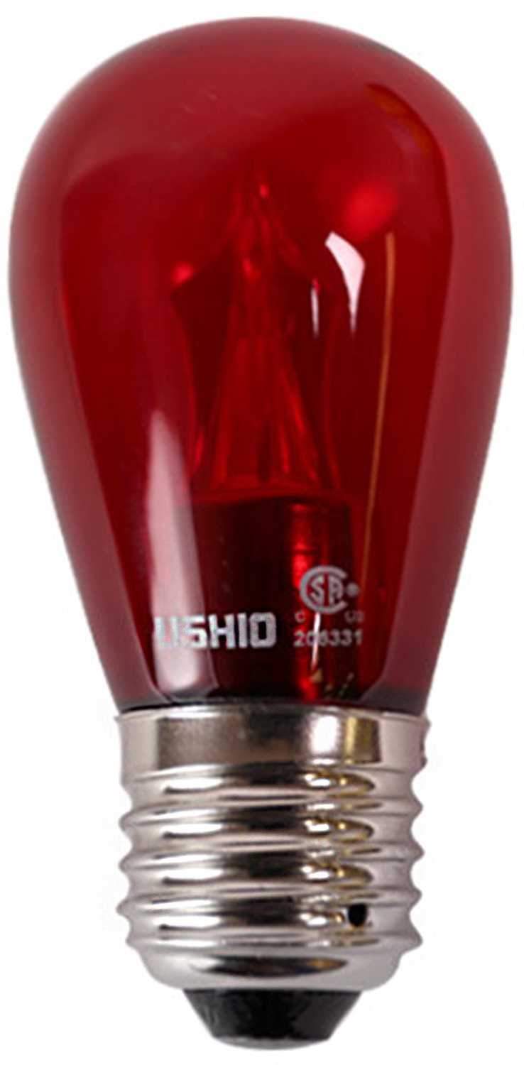 Ushio UTOPIA LED S14 RED 2W Lamp - PSSL ProSound and Stage Lighting