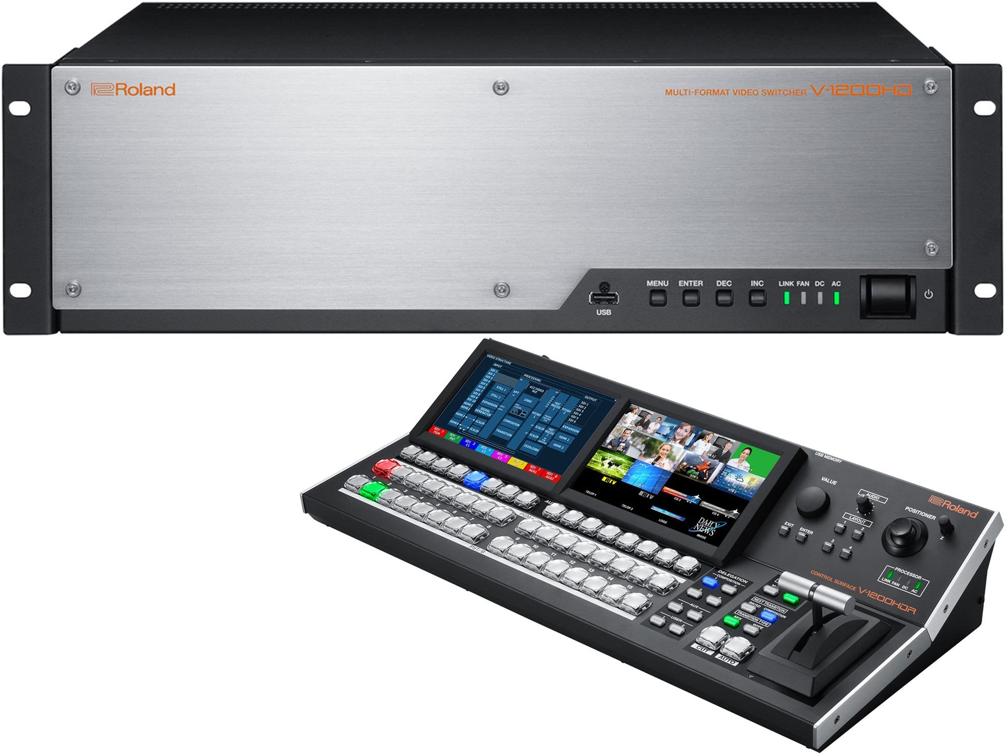 Roland V-1200HD Video Switcher w/ V-1200HDR
